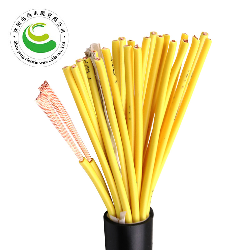 24芯  ZR-YJV 24*0.5mm?--24*2.5mm? 铜芯聚氯乙烯绝缘聚乙烯护套节造软电缆  铜芯电