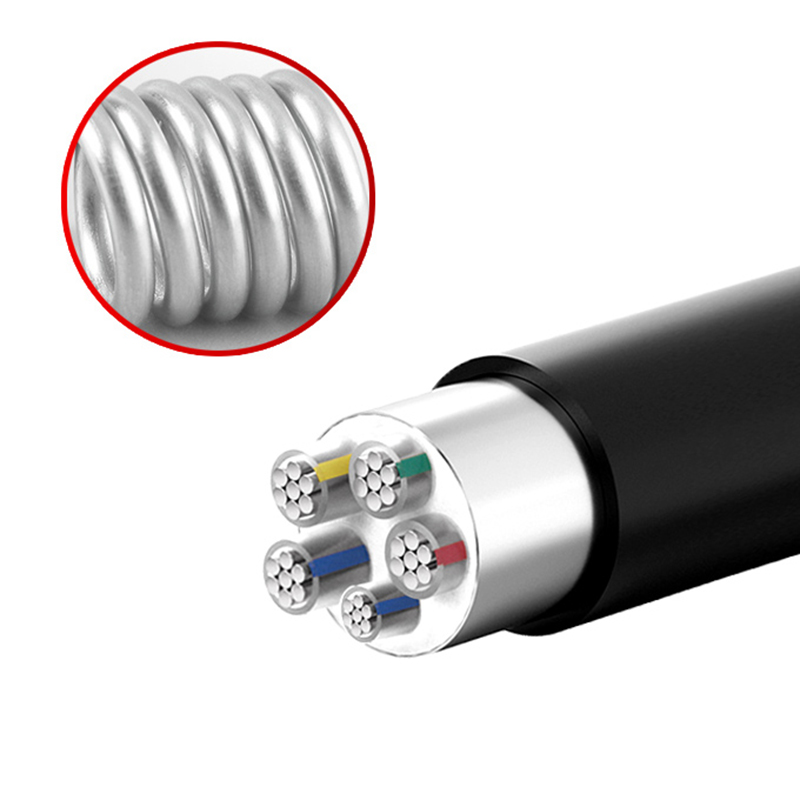 4芯  ZR-YJLV22 4*10+1*6mm?--4*300+1*150mm?铝芯交联聚乙烯绝缘聚氯乙烯护套钢带铠装电力电缆