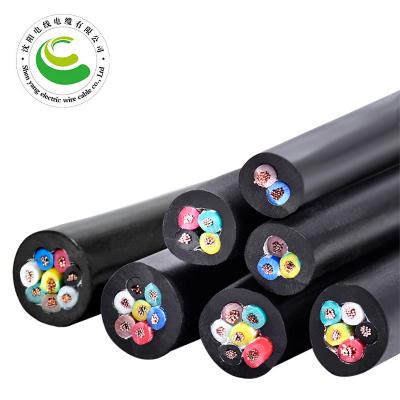 7芯  ZR-YJV 7*0.5mm?--7*2.5mm? 铜芯聚氯乙烯绝缘聚乙烯护套节造软电缆  铜芯电缆